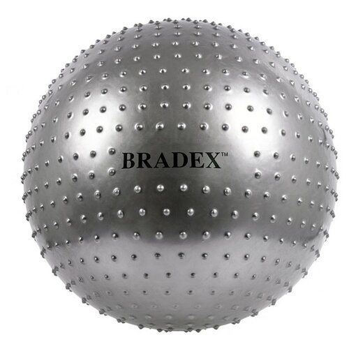 BRADEX SF 0353 серый 65 см 1.1 кг фитбол bradex sf 0216 серый 65 см 1 25 кг