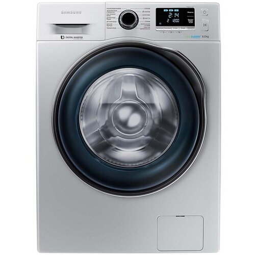 Стиральная машина Samsung WW80J6210CS Silver 7619000₽