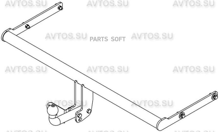 Фаркоп AvtoS арт. VW33