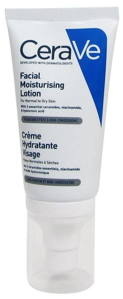 CeraVe Facial Moisturising Lotion Увлажняющий лосьон для лица, 52 мл