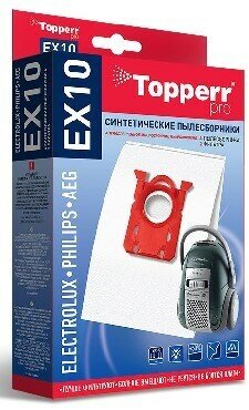 Пылесборник TOPPERR ЕХ 10 ELECTROLUX, белый