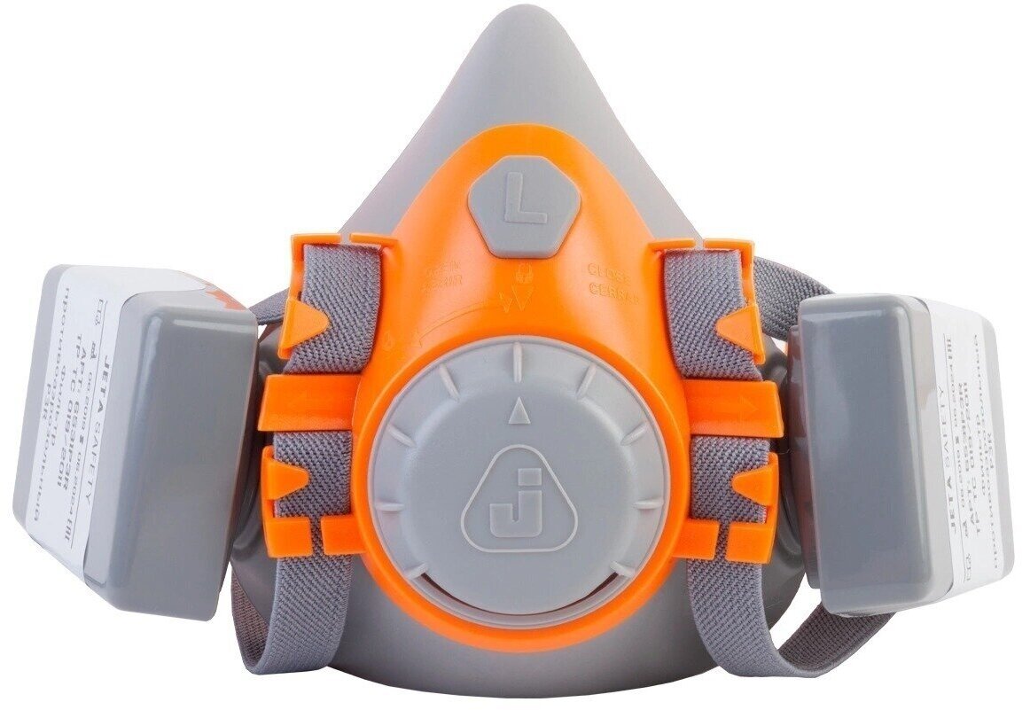 фото Профессиональный респиратор Jeta Safety 6500 с HEPA-фильтрами 6521(8523) HARD P3, размер M