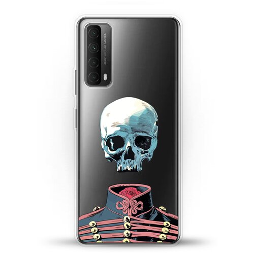 фото Силиконовый чехол череп на huawei p smart 2021 andy & paul