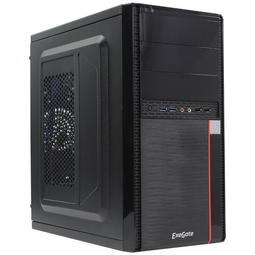 Компьютерный корпус ExeGate MA-371X 450 Вт, черный корпус microatx exegate ma 371x 450 вт чёрный ex277436rus