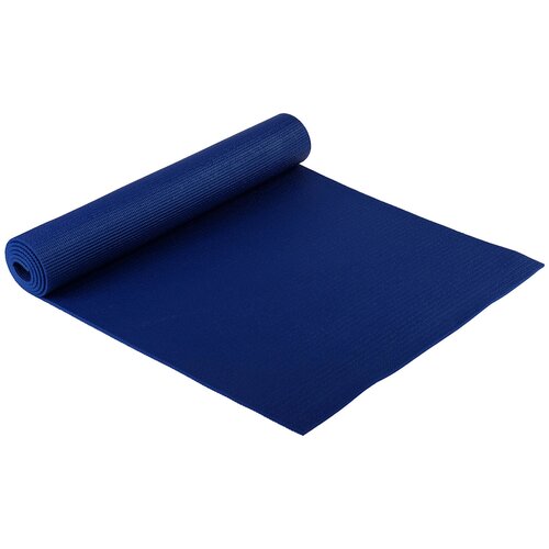 фото Коврик sangh yoga mat, 173х61х0.5 см темно-синий однотонный