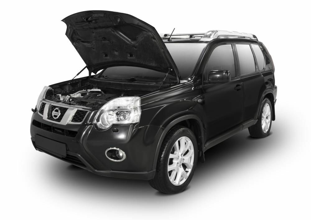 Амортизаторы капота Nissan X-Trail 2007-2011; 2010-2015 автоупор UNIXTR011