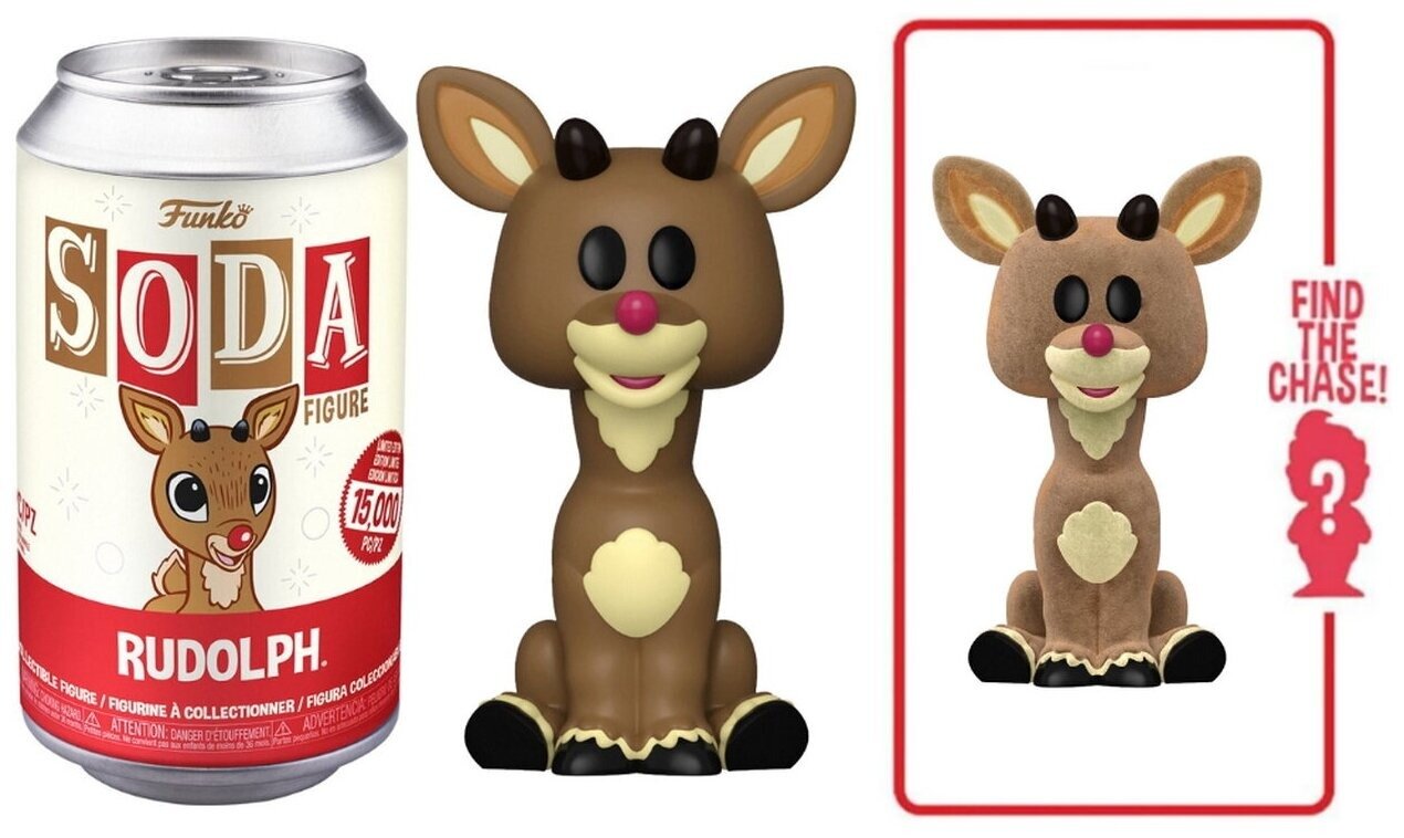 Фигурка Funko Vinyl Soda Rudolph Rudolph With Chase 58720, 9.5 см