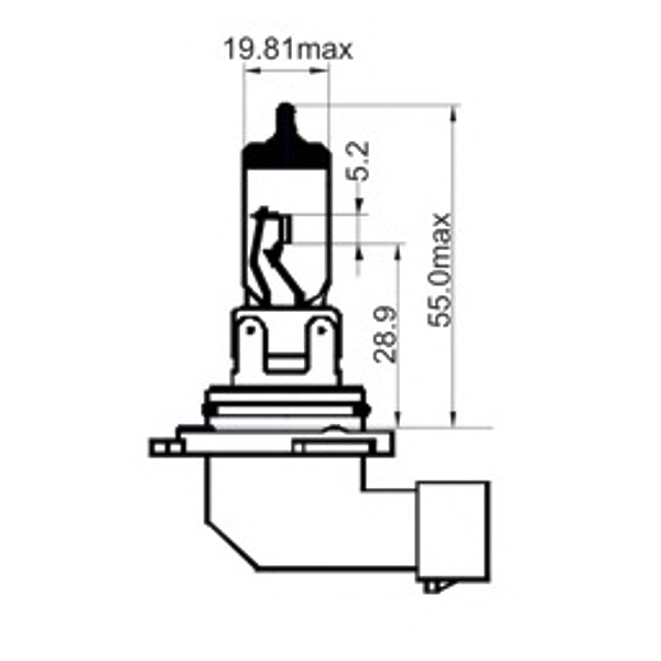 SCT GERMANY 202990 лампа накаливания h10 white 12v 42w py20d