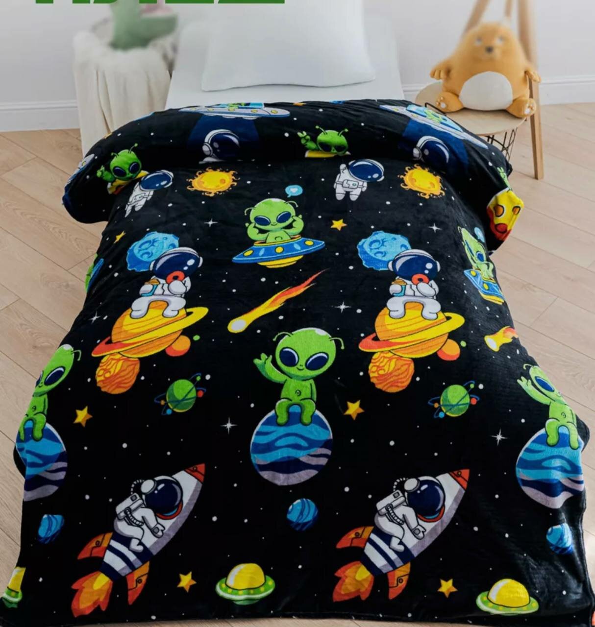 фото Плед-покрывало "Космос" 180x200.