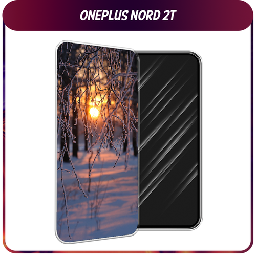 Силиконовый чехол на OnePlus Nord 2T / Ван Плас Норд 2T Зима 7 силиконовый чехол на oneplus nord 2t ван плас норд 2t красная сакура прозрачный