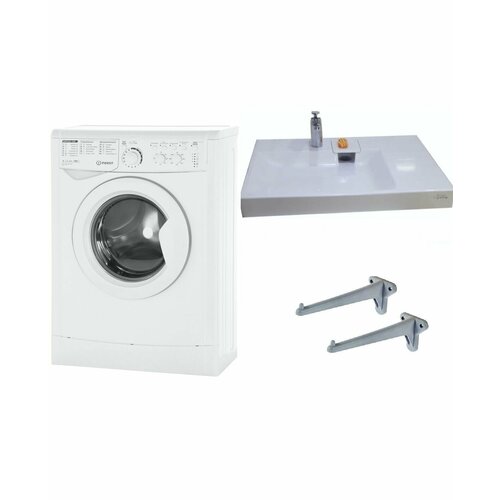 Стиральная машина Indesit EWUC 4105 и раковина Jazz 80L 3735000₽