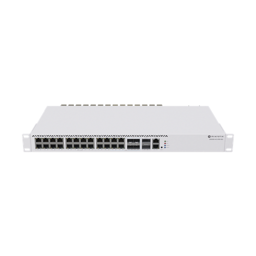 Коммутатор MikroTik CRS326-4C+20G+2Q+RM коммутатор mikrotik crs326 24s 2q rm 1x100mb 24sfp управляемый