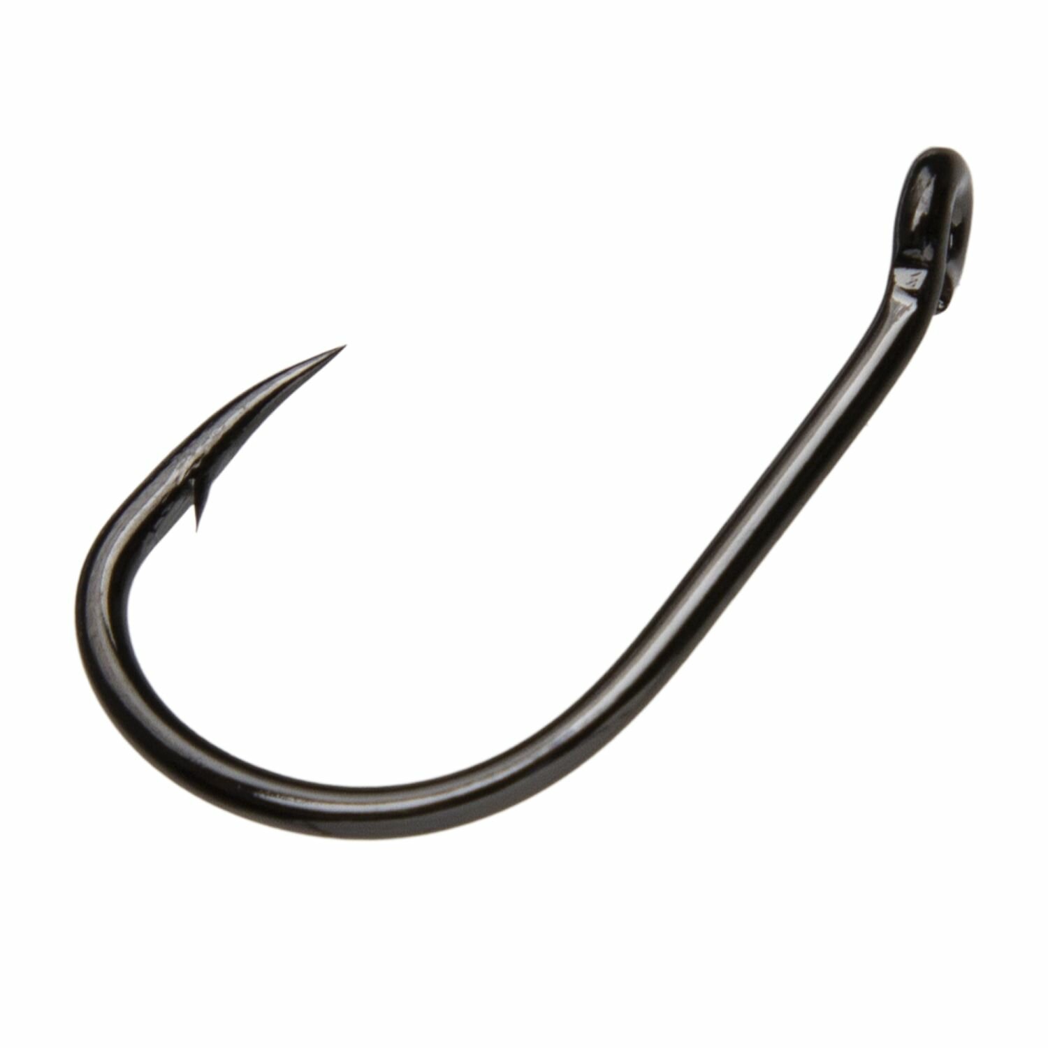 Крючок рыболовный одинарный Carp Pro Wide Gape Trophy Black Nickel #2 (10шт) для рыбалки на щуку, судака, окуня