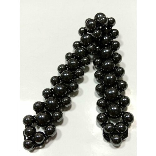 Перекидные четки из гематита, длина 25см. ширина 23мм. толщина 12 мм. в коробке.