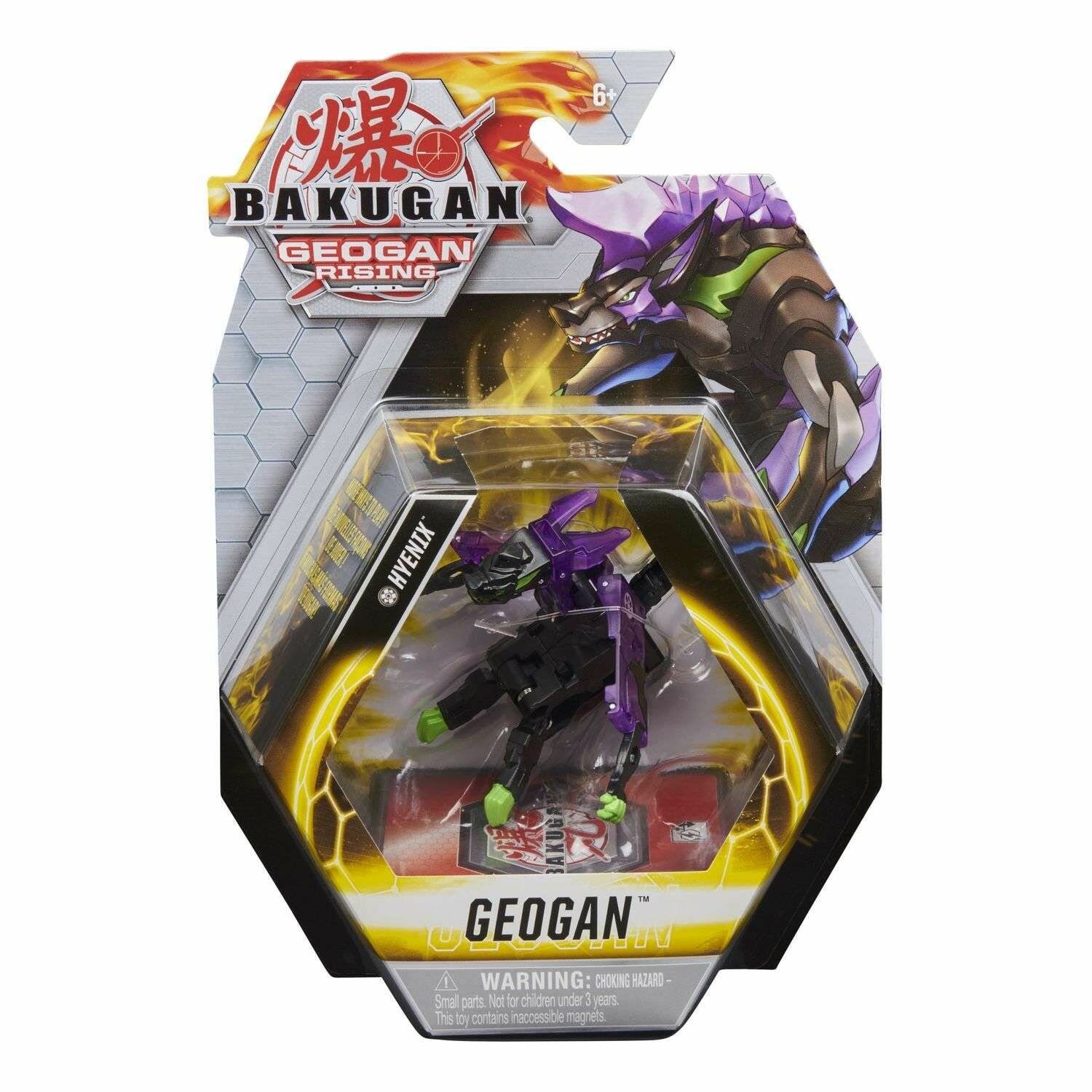 Фигурка-трансформер Bakugan Геоган, Хаеникс Блэк Сезон 3 Hyenix Black 6059850/20131252