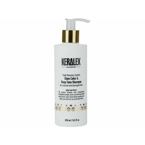 Шампунь дуо-сияние и защита цвета PROTOKERATIN Keralex Glam Color & Keep Tone Shampoo