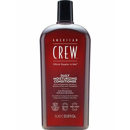 AMERICAN CREW DAILY MOISTURIZING CONDITIONER увлажняющий кондиционер для ежедневного ухода, 1000мл american crew ежедневный увлажняющий кондиционер daily deep moisturizing 1000 мл american crew hair