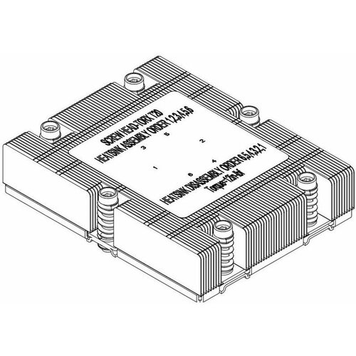 радиатор для серверного процессора supermicro snk p0048ps Радиатор для серверного процессора SuperMicro (SNK-P0082V)