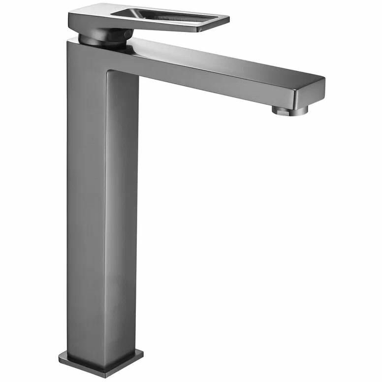 Смеситель для раковины Shevanik (Шеваник) S6811T, оружейная сталь