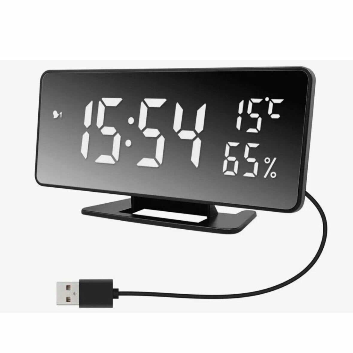 фото Часы электронные настольные, напольные, будильник электронный, термометр, большие цифры
