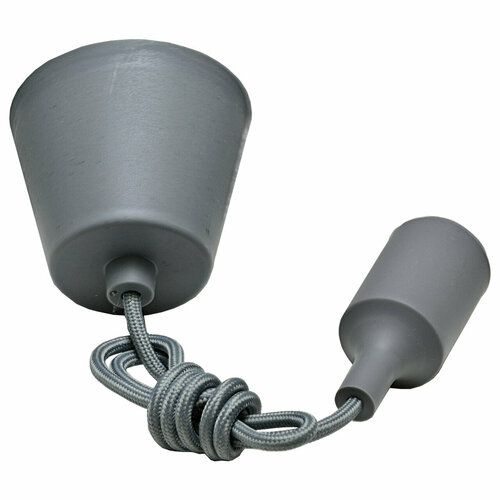 Шнур с патроном E27 серый1 m потолочное крепление PNL E271 GREY 578₽