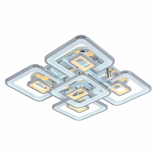 Люстра потолочная светодиодная с пультом КвадроСфера мощность 244 Вт На комнату 15 метров от Getogazov Family 11899₽