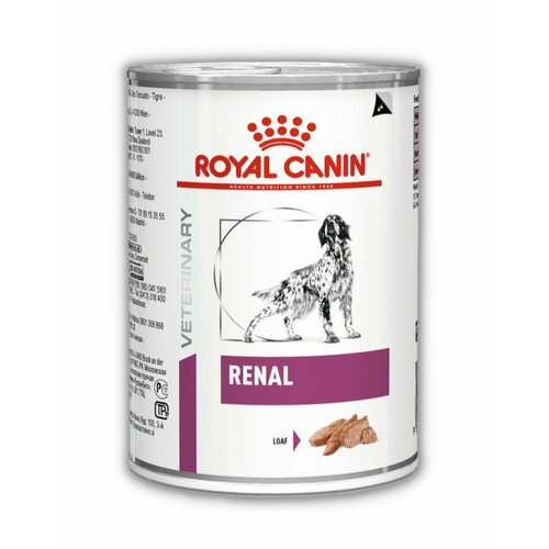 фото Консервы для собак royal canin renal при хронической почечной недостаточности, (6шт по 410г)