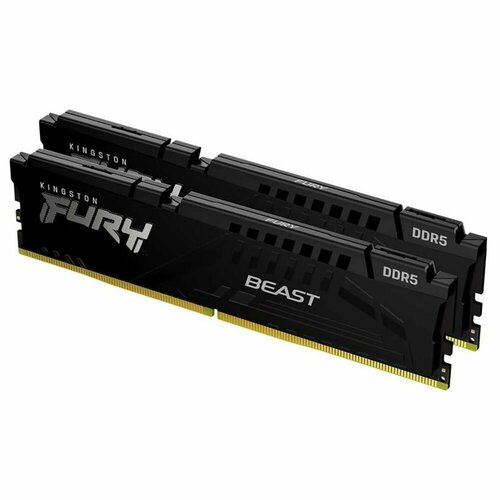 Модуль памяти Kingston 64GB DDR5 6000 FURY Beast Black EXPO KF560C36BBEK2-64 2889100₽