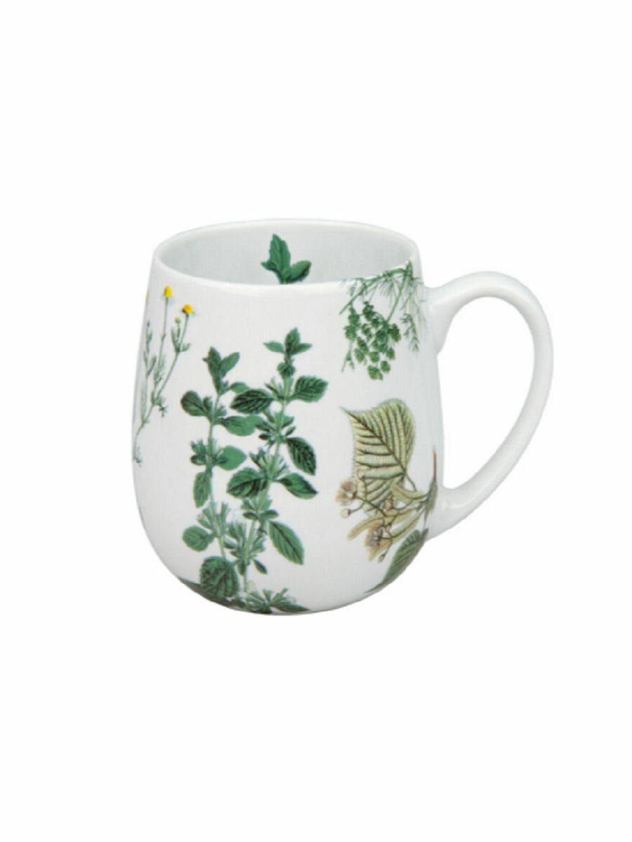 Фарфоровая кружка для чая "Мой Любимый чай с травами"
