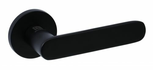 Bussare Ручка дверная межкомнатная CANTO на круглом основании ERA A-21-50 BLACK (черный матовый)