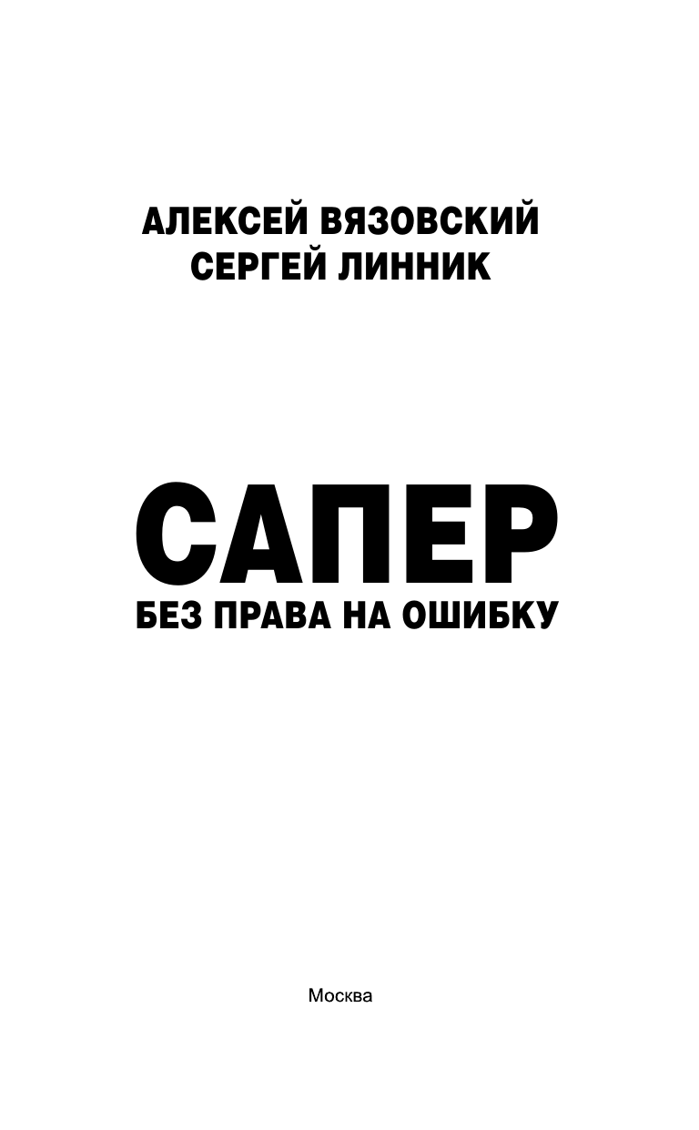 Сапер. Без права на ошибку (Вязовский Алексей Викторович, Линник Сергей Владимирович) - фото №6