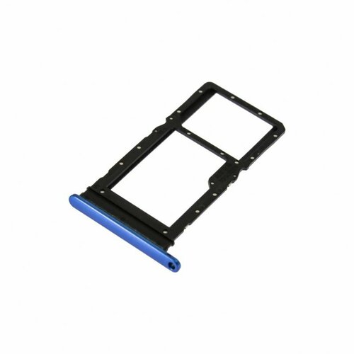 Держатель сим карты (SIM) для Huawei Honor X7 4G, синий держатель сим карты sim для honor x9 4g синий