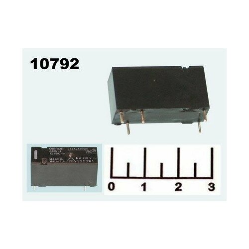 Реле =12V 8A/250V G6RN-1 OMR 10pcs mini songle relay 12v dc 10a 250v spdt 5 pins pcb srd 12vdc sl c