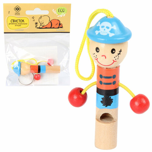 Деревянная игрушка Свисток Человечек Фабрика Фантазий 203₽