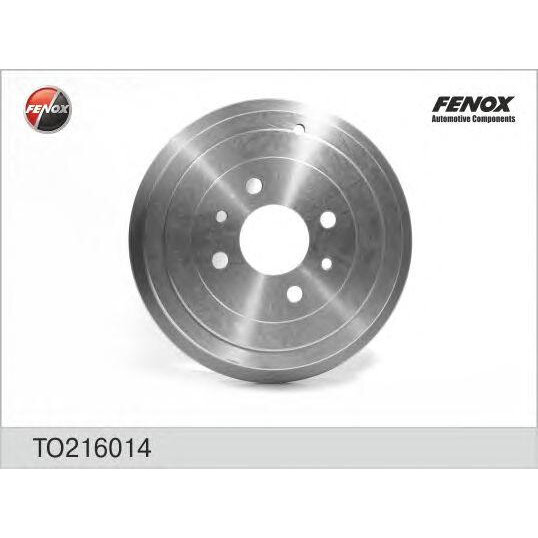 Тормозной барабан, FENOX TO216014 (1 шт.)