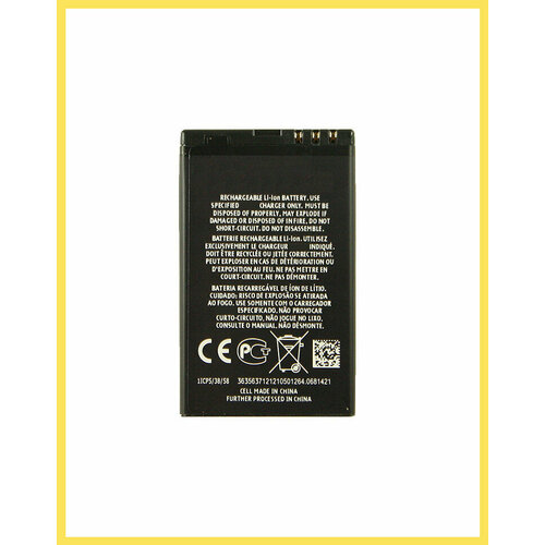 Аккумулятор для Nokia 206 BL-4U аккумулятор совместимый с nokia bl 4u 3 7v 1 0ah