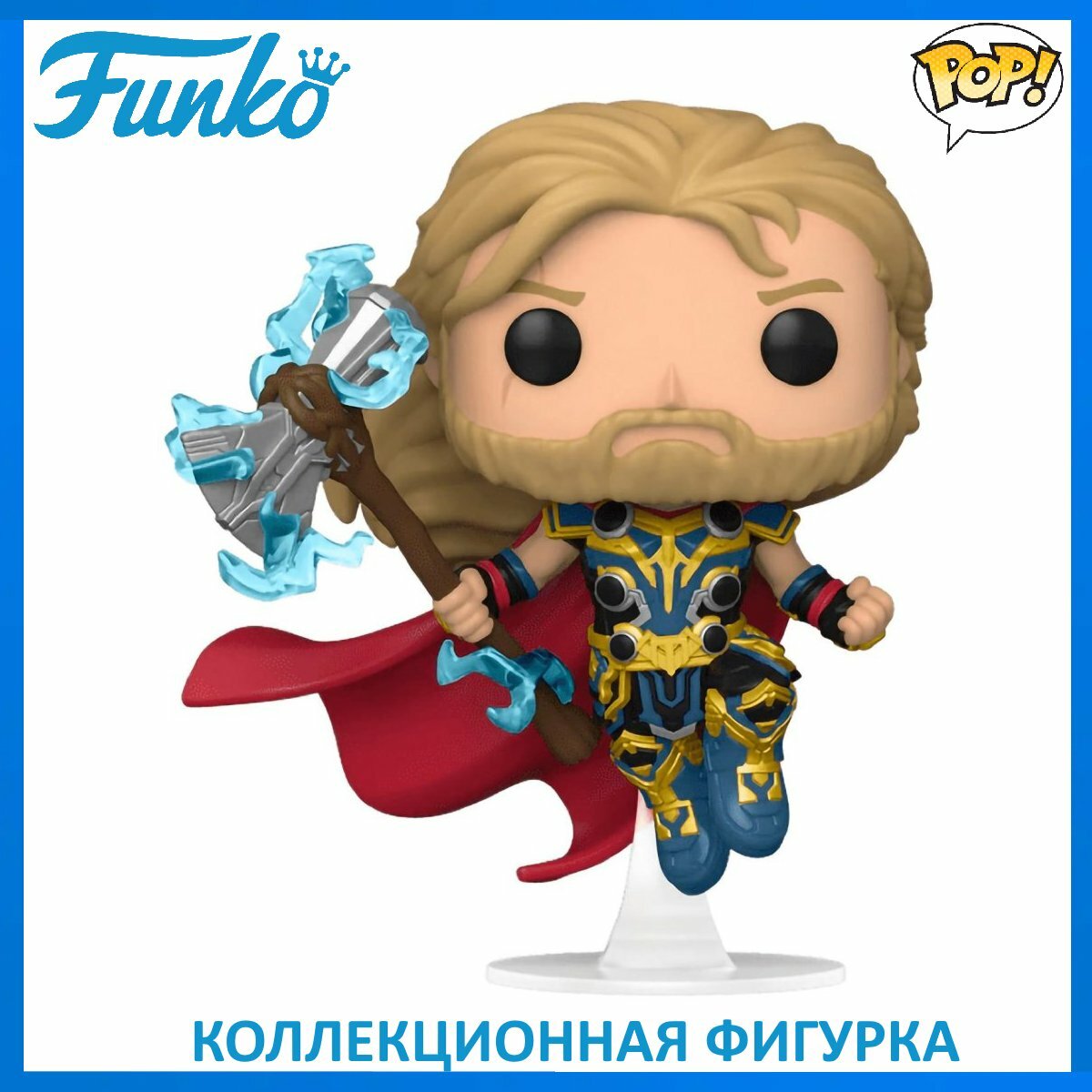 Фигурка Funko POP! Bobble Marvel Thor Love & Thunder Thor 62421 (1040) Марвел Тор 