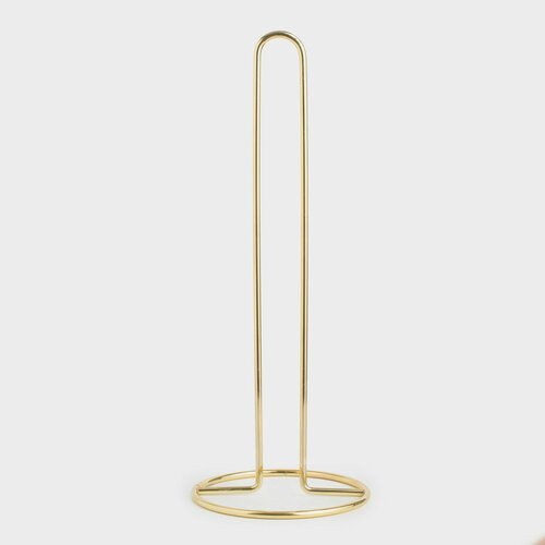 Держатель для бумажных полотенец Kuchenland 31 см металл золотистый Twist gold 599₽