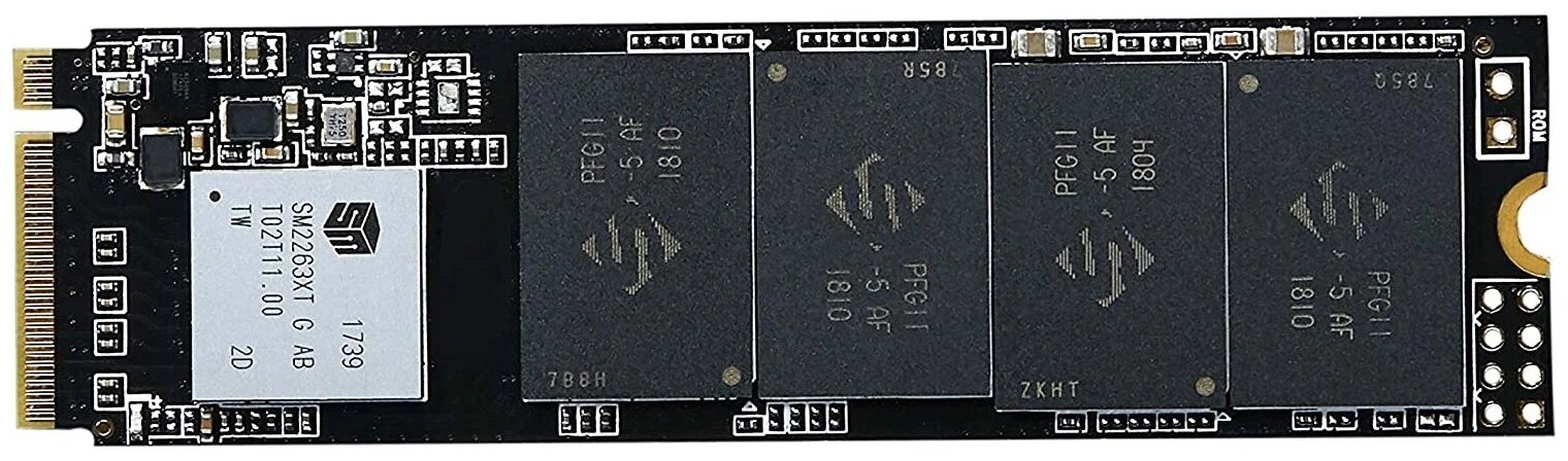 SSD накопитель KINGSPEC NE-1TB 1ТБ, M.2 2280, PCIe 3.0 x4, NVMe, M.2
