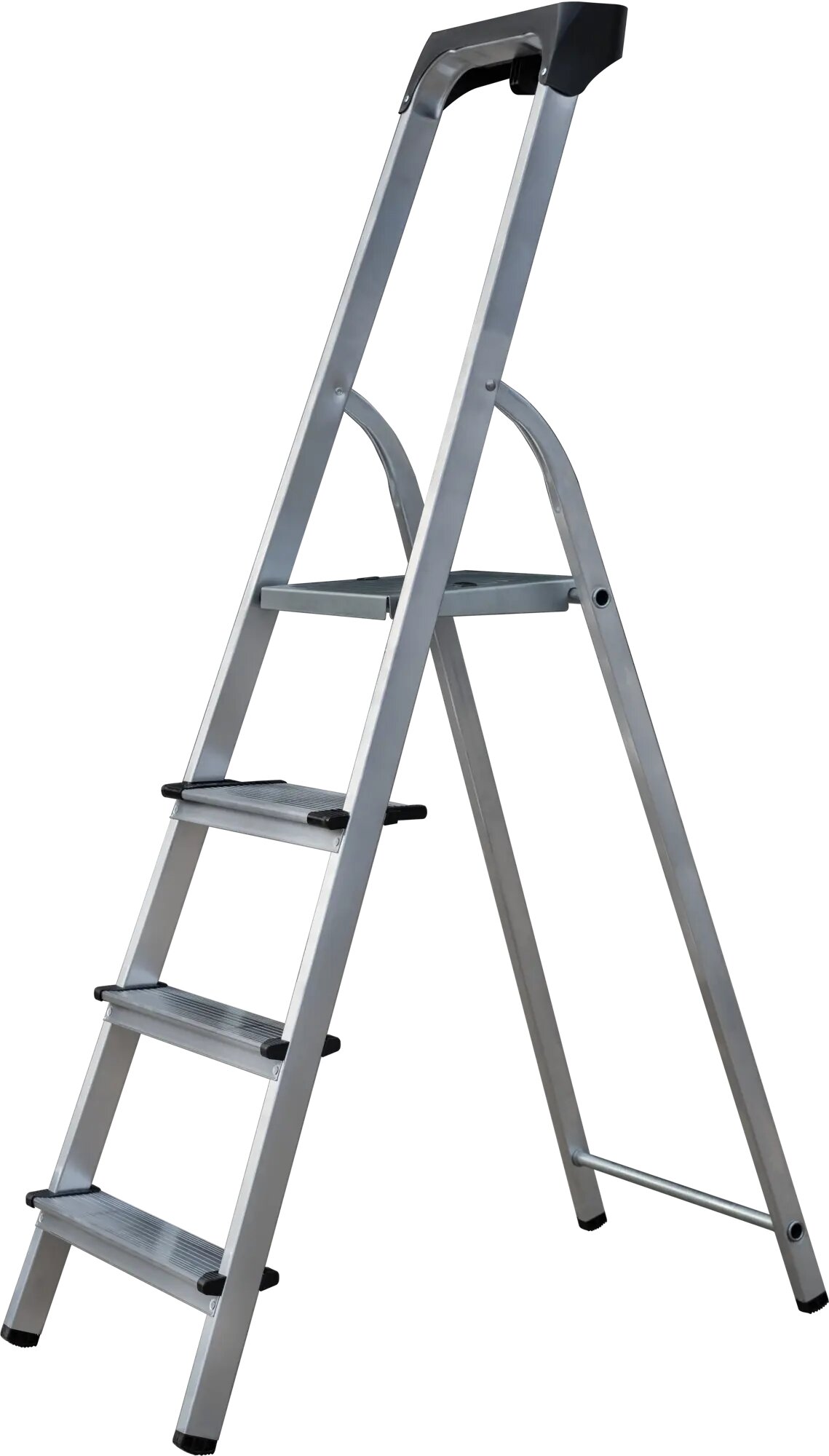 Стремянка алюминиевая Standers 4 ступени максимальная нагрузка 150 кг