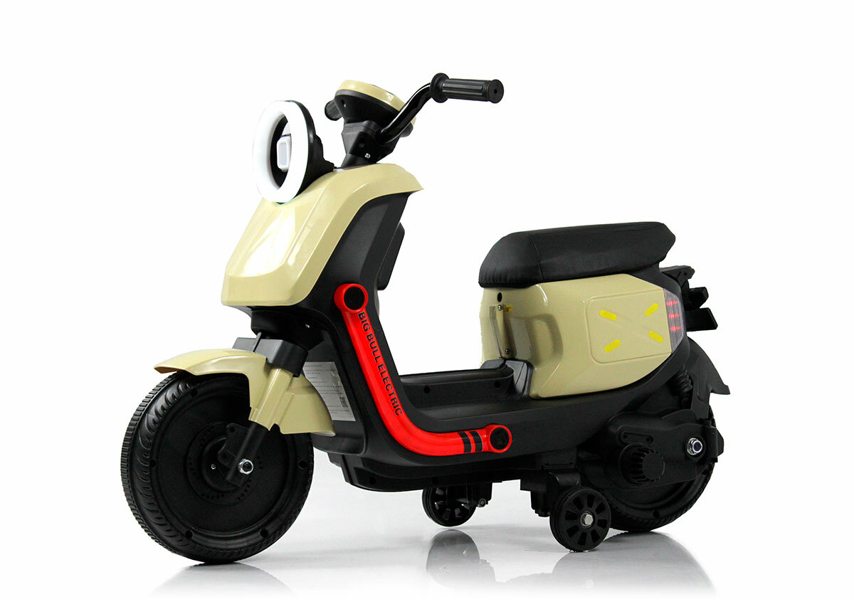 Детский электромобиль RiverToys G888GG молочный