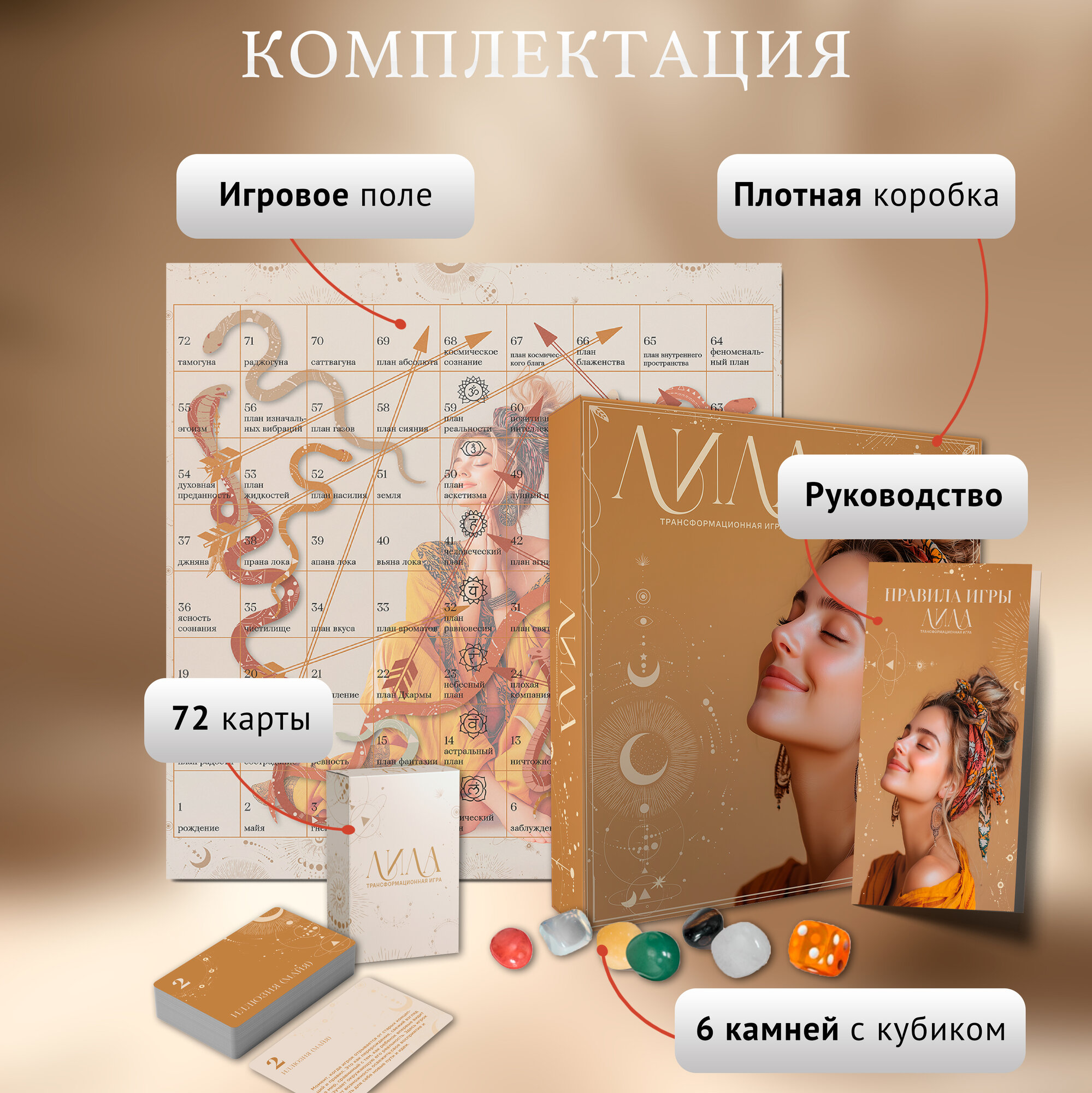 Настольная игра "Лила", развивающая, психологическая — фото 1