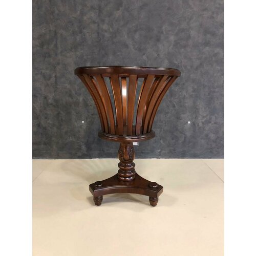 фото Интерьерная подставка для цветов domkorleone, красное дерево (mahogany wood), цвет орех hp (коричневый) дом корлеоне