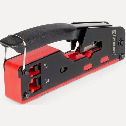 Изображение товара Кримпер для обжима Квт Пресс-клещи для RJ разъемов JT-04