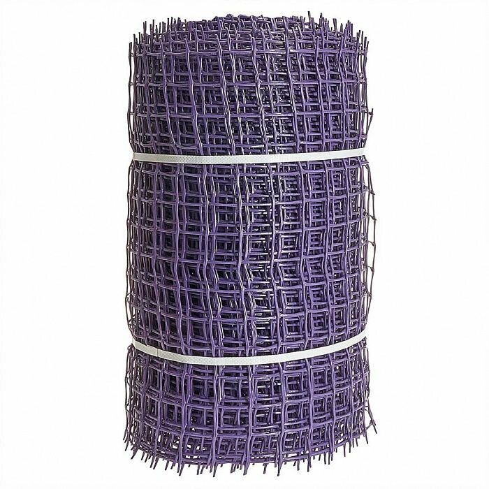 Садовая сетка квадратная 33х33 (0,5 х20) профи фиолетовый