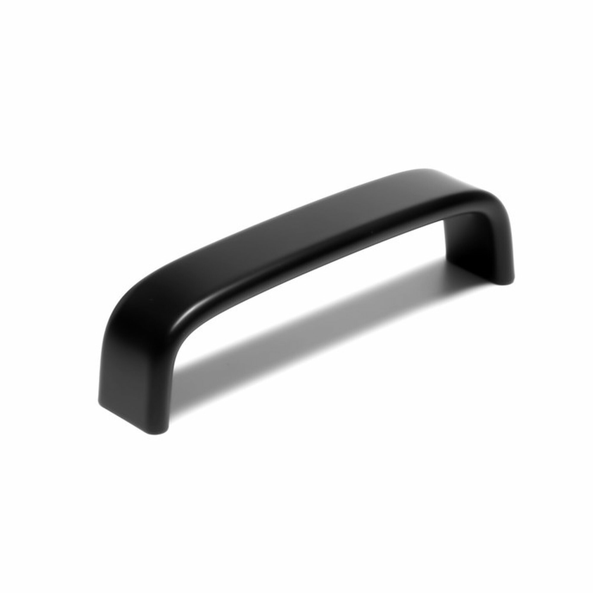 Ручка-скоба Тундра РС108, для мебели, алюминий, чёрная, матовая, установочный размер 96 мм