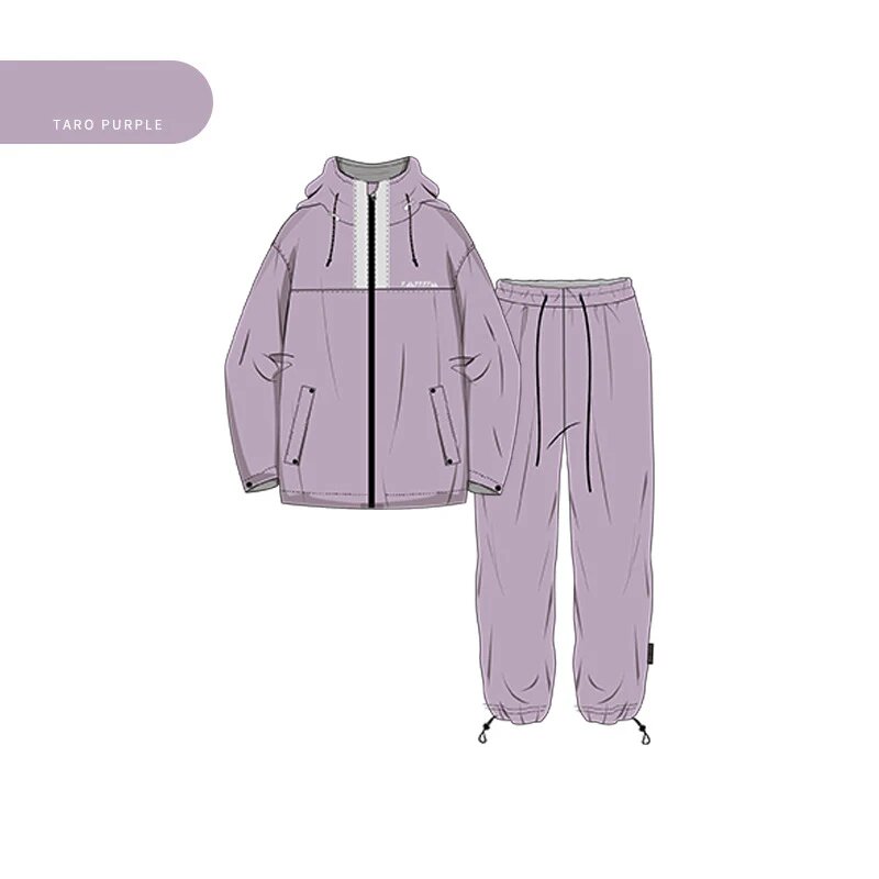 (M-3XL) Водонепроницаемая походная куртка с разрезом для дождя дождевик мотоциклетный костюм на вынос велосипедный плащ для рыбалки комплект дождевых штанов