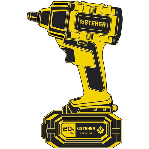 Гайковерт бесщёточный Steher CWB-300-1 в кейсе 982000₽