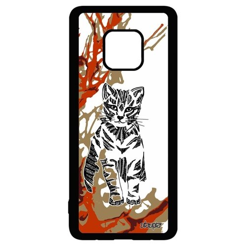 фото Защитный чехол на смартфон // huawei mate 20 pro // "кот" стиль тигристый, utaupia, цветной