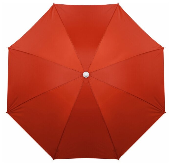 Зонт пляжный "Классика", d=180 cм, h=195 см, цвета микс./В упаковке шт: 1 - фотография № 3